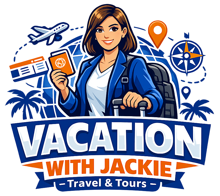 Vacation with Jackie Logo